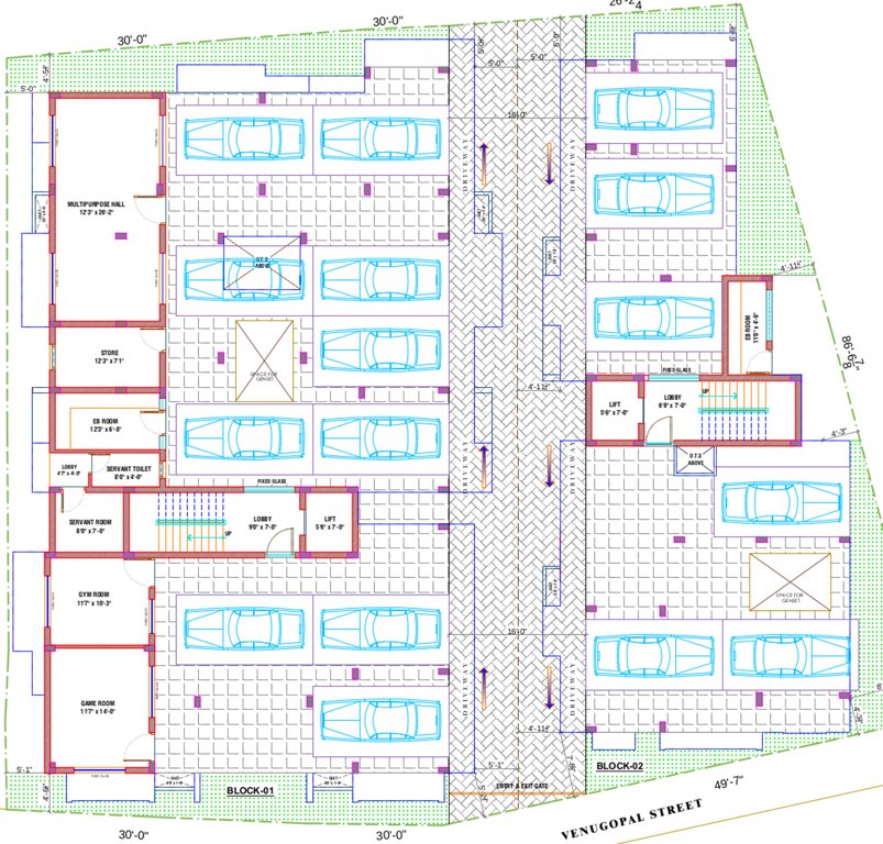 Images for Cluster Plan of Venkateswara Mridula