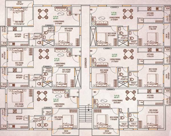 Images for Cluster Plan of Oyester Mullaivanam