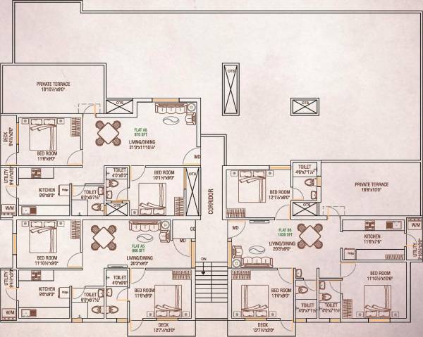 Images for Cluster Plan of Oyester Mullaivanam