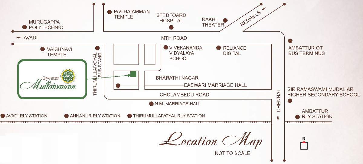 Images for Location Plan of Oyester Mullaivanam