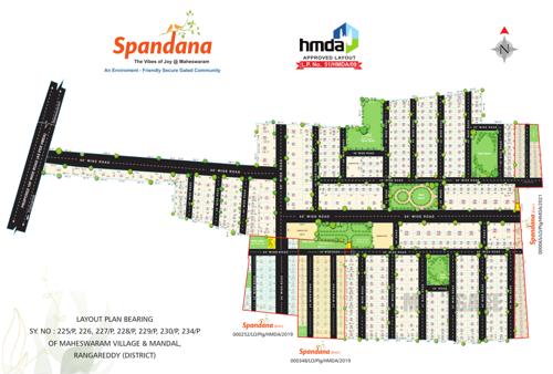 Images for Layout Plan of Sree Mahitha Spandana Plots spandana-plots Images for Layout Plan of Sree Mahitha Spandana Plots