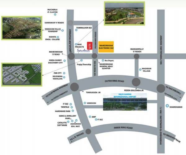 Images for Location Plan of Sree Mahitha Spandana Plots Images for Location Plan of Sree Mahitha Spandana Plots