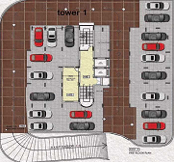  the river park Images for Cluster Plan of Heera The River Park
