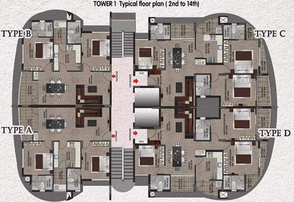  the river park Images for Cluster Plan of Heera The River Park