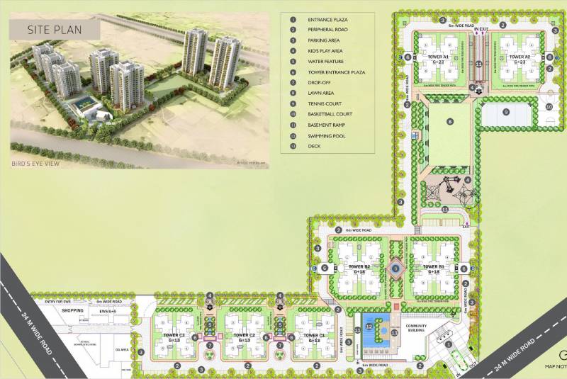 Images for Site Plan of Satya Luxury Residential