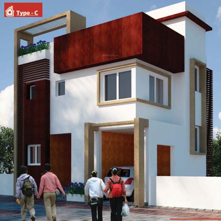 diamond villas Images for Elevation of Poojaa Diamond Villas