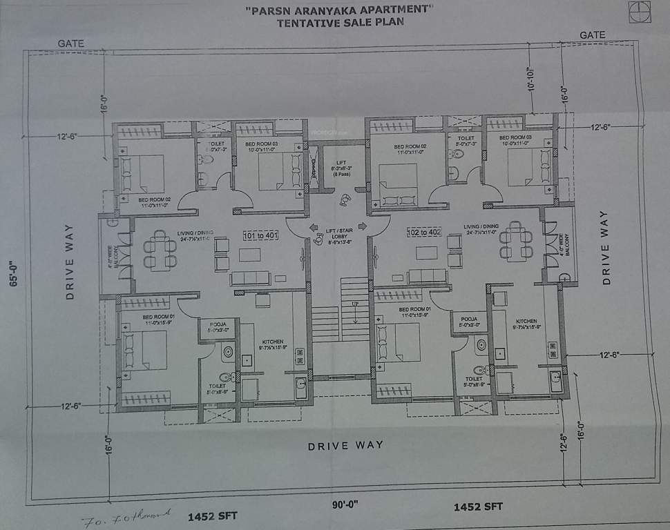 Images for Cluster Plan of Parsn Aranyaka Apartments
