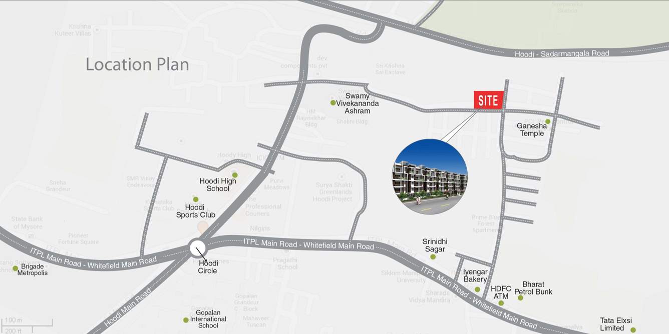  aakruti Images for Location Plan of CBR Aakruti