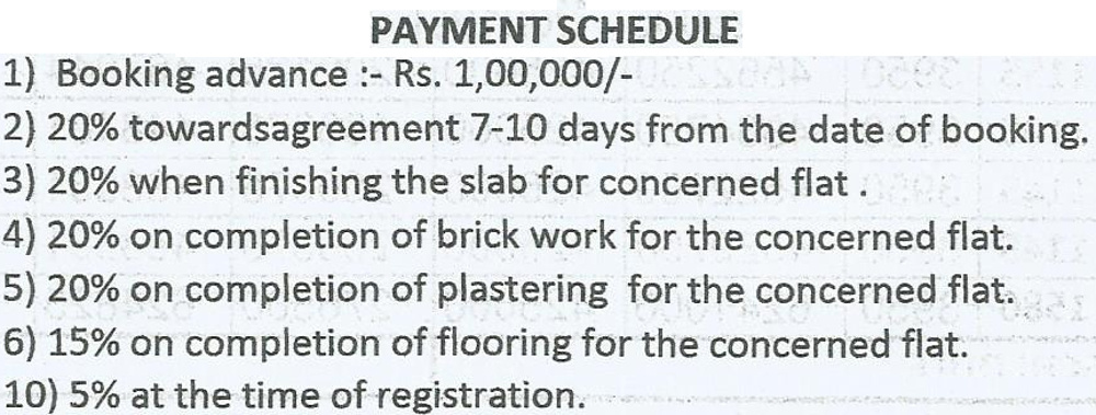 Images for Payment Plan of CBR Constructions Aakruti Payment Plan