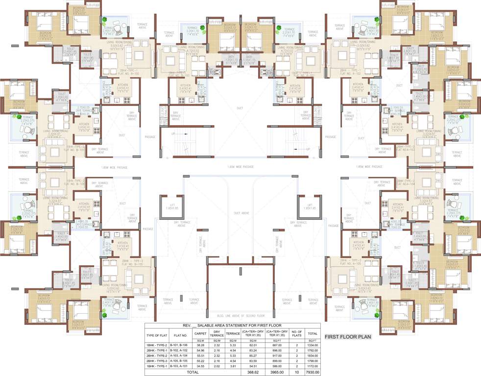 Images for Cluster Plan of Anushree Astral Residency