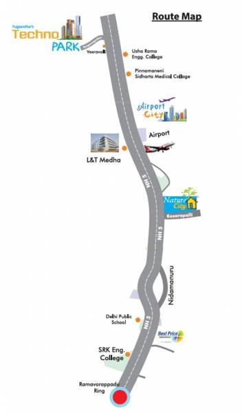 Images for Location Plan of Yugaandhar Techno Park