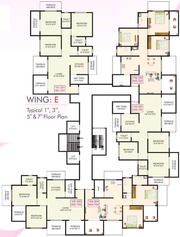  dreams Images for Cluster Plan of Vardhman Dreams