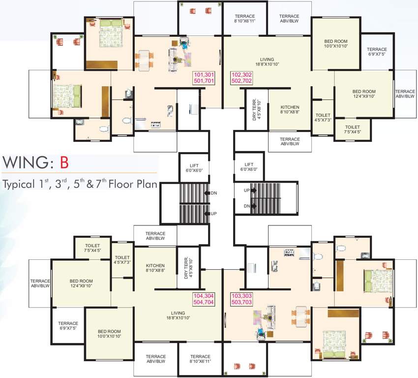  dreams Images for Cluster Plan of Vardhman Dreams