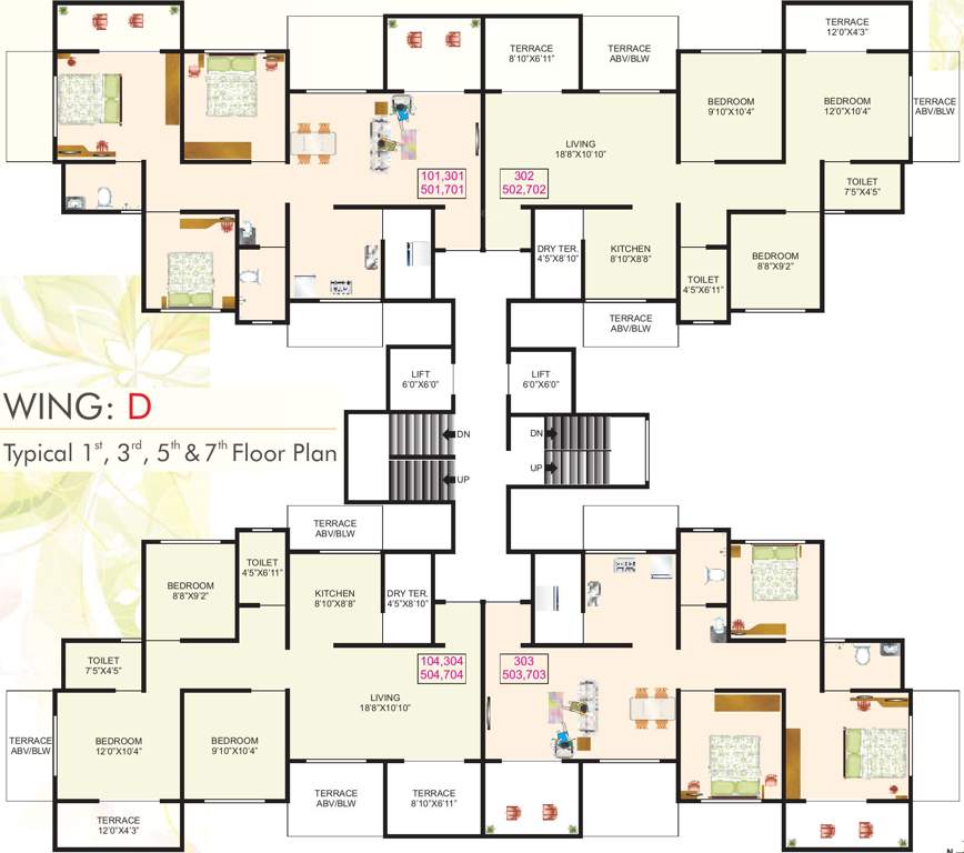  dreams Images for Cluster Plan of Vardhman Dreams