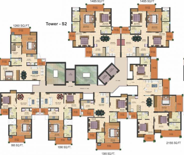 Images for Cluster Plan of Ratandeep Silver Homes