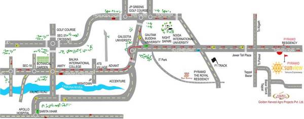 pyramid-finmart sunview Location Plan
