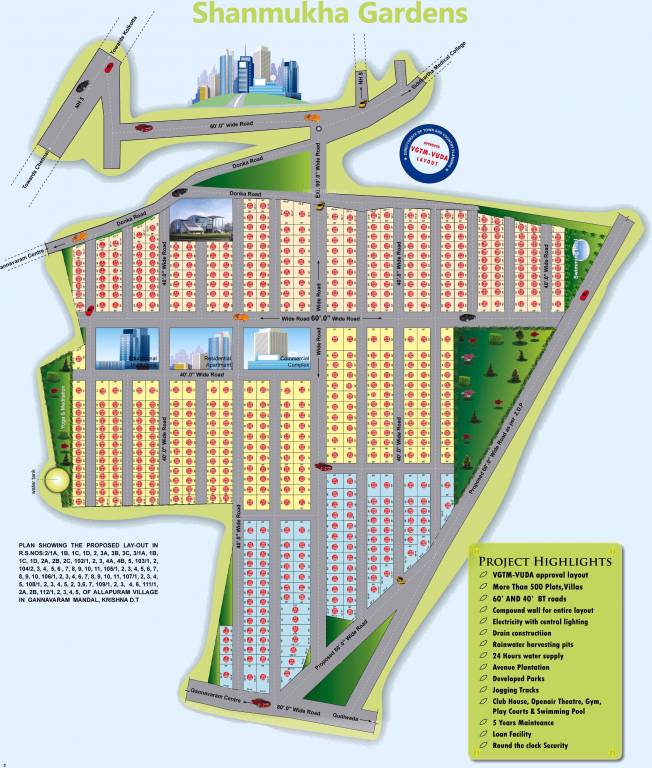 Images for Layout Plan of Aditya Shanmukha Garden