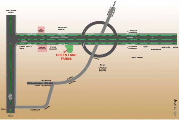 Location Plan acl-infrastructure-pvt.-ltd. green-land Location Plan