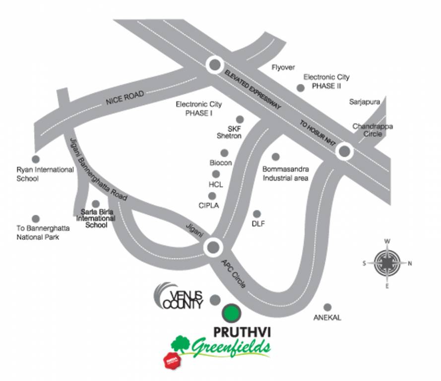 Images for Location Plan of Pruthvi Greenfields