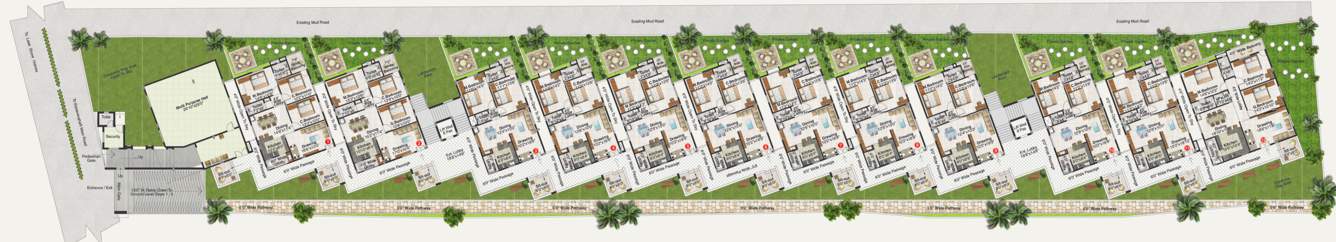  luxuria Images for Cluster Plan of Ushodaya Luxuria