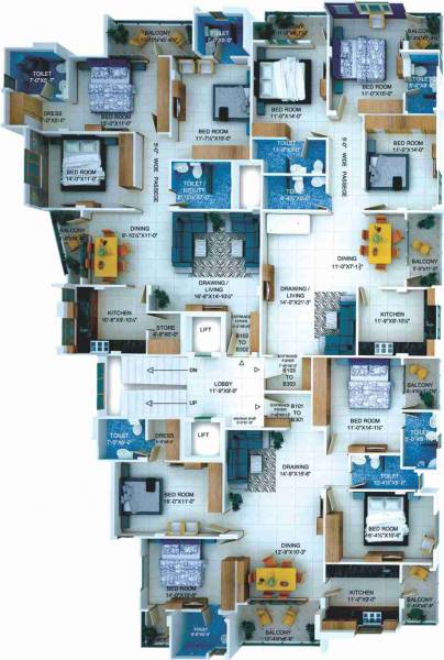 Images for Cluster Plan of Unnati Park View