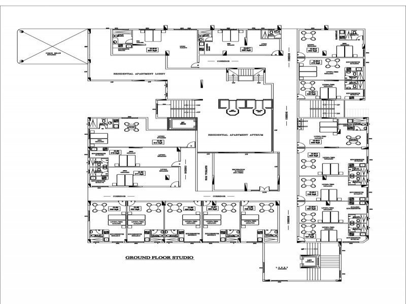  castle Castle Cluster Plan For Ground Floor