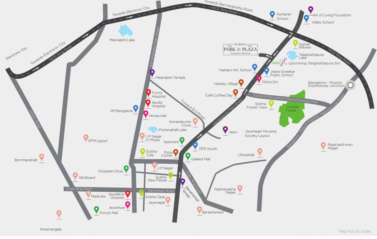 Images for Location Plan of Sobha The Park And The Plaza