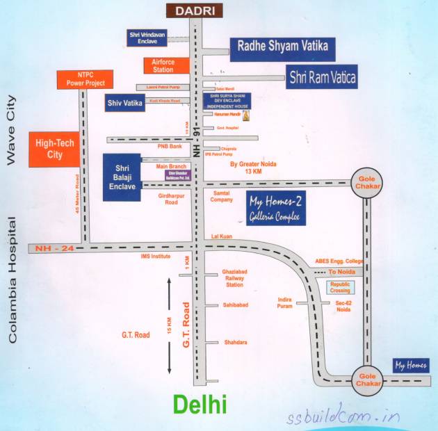 Images for Location Plan of S S Buildcon Shri Radhe Shyam Vatika