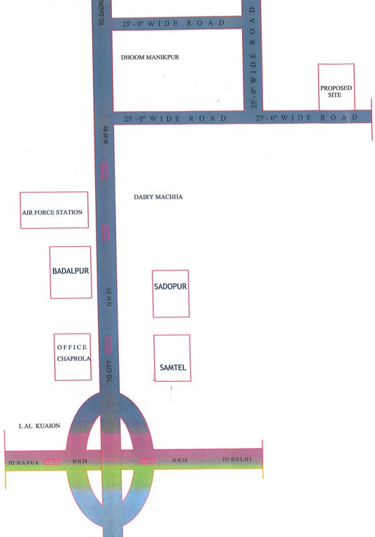 Images for Location Plan of S S Buildcon Shri Radhe Shyam Vatika