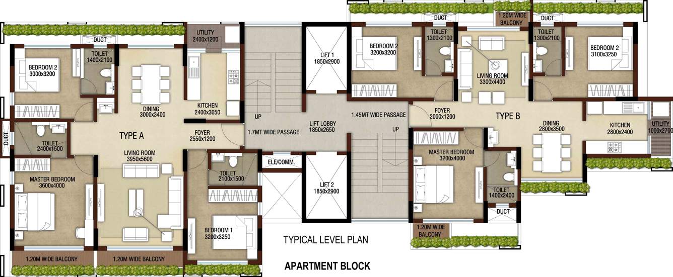  aura sky villas Images for Cluster Plan of Nucleus Aura Sky Villas