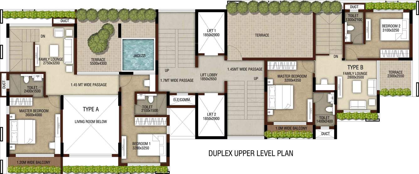  aura sky villas Images for Cluster Plan of Nucleus Aura Sky Villas