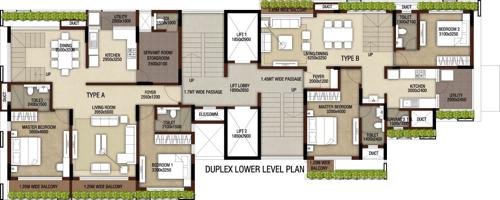  aura-sky-villas Images for Cluster Plan of Nucleus Aura Sky Villas