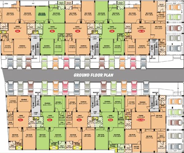 Images for Cluster Plan of Unnati Enclave