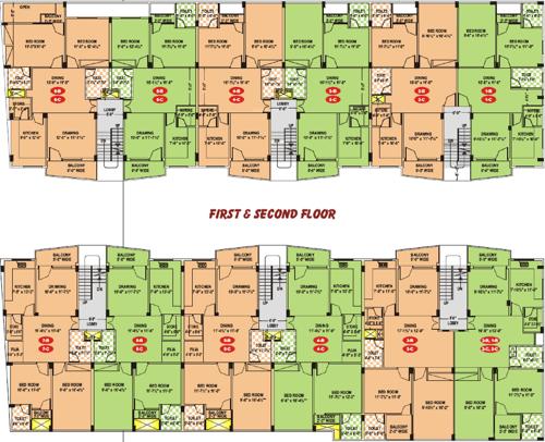 Images for Cluster Plan of Unnati Enclave