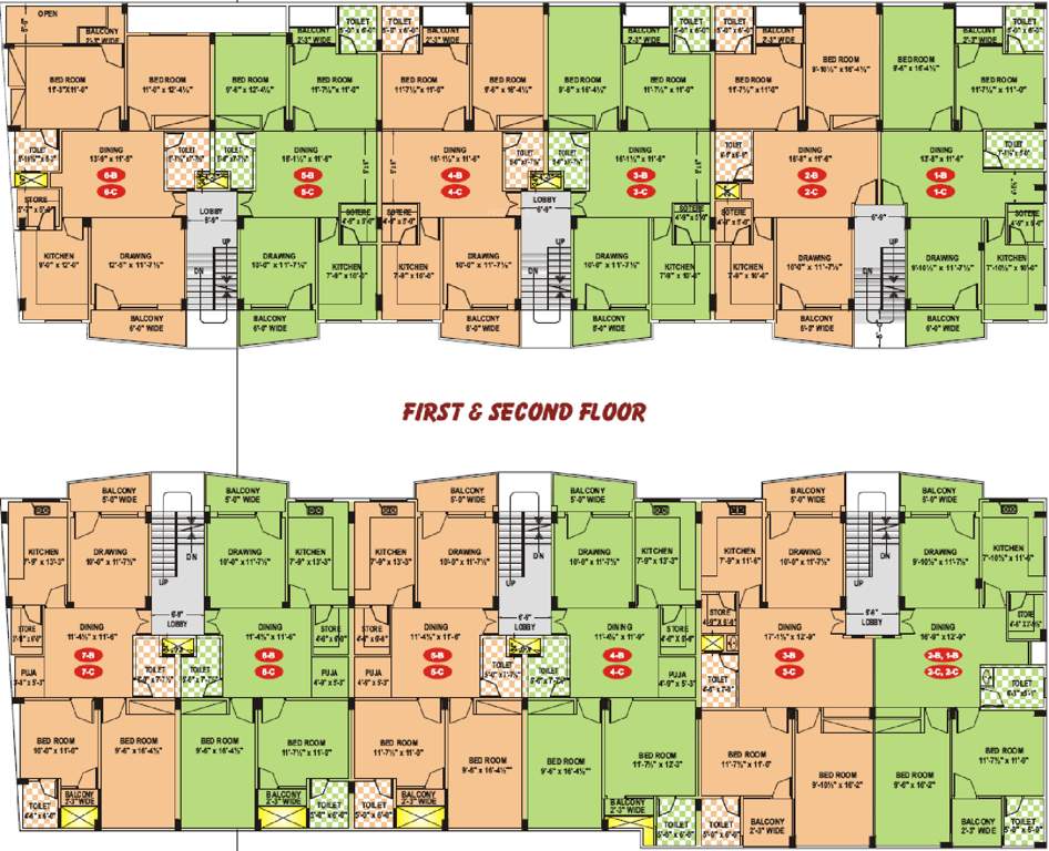 Images for Cluster Plan of Unnati Enclave
