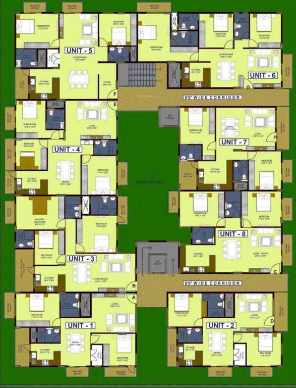 Images for Cluster Plan of Abm Residency Apartments