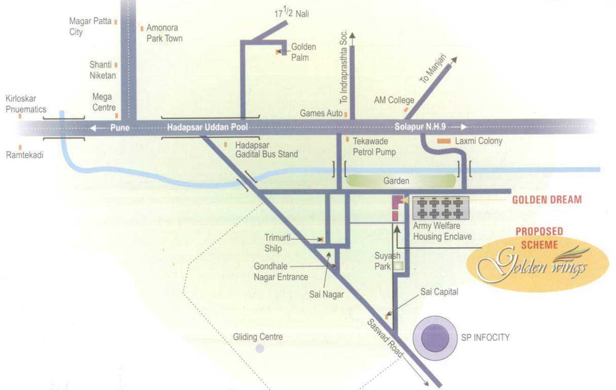 Images for Location Plan of Venktesha Golden Wings