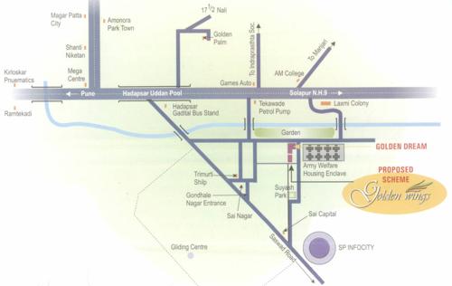 Images for Location Plan of Venktesha Golden Wings Images for Location Plan of Venktesha Golden Wings