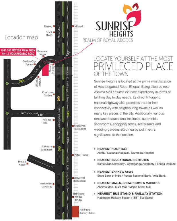  sunrise heights Images for Location Plan of Maa Sunrise Heights