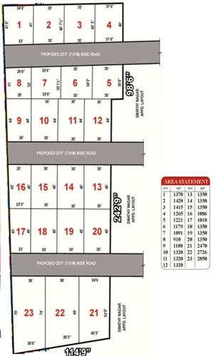 Images for Layout Plan of GManoj Golden Star City
