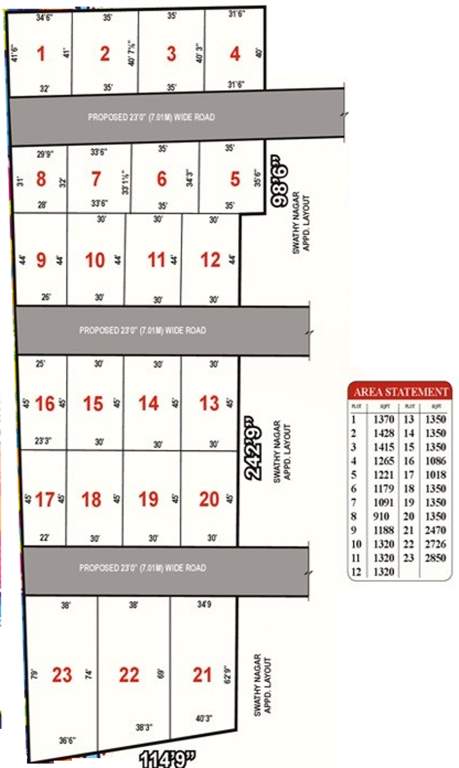 Images for Layout Plan of GManoj Golden Star City