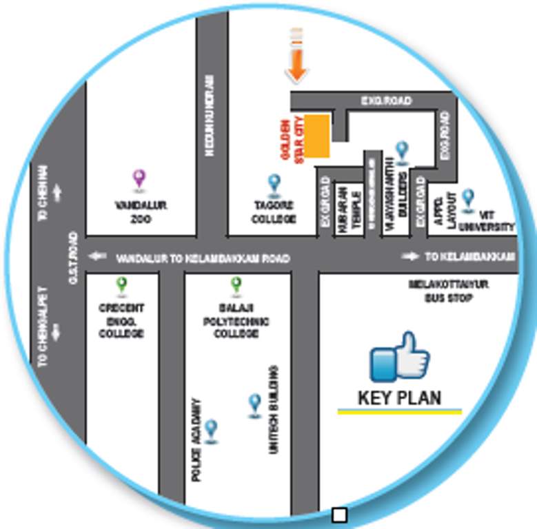 Images for Location Plan of GManoj Golden Star City