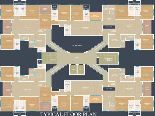  konark-riva Images for Cluster Plan of Karia Konark Riva