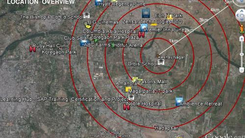  konark-riva Images for Location Plan of Karia Konark Riva
