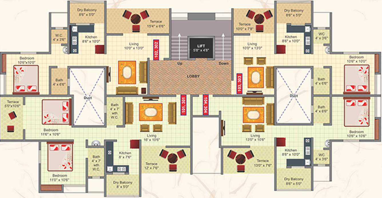 Images for Cluster Plan of Neeti Constructions Shreeleela
