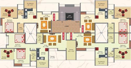 Images for Cluster Plan of Neeti Constructions Shreeleela Images for Cluster Plan of Neeti Constructions Shreeleela