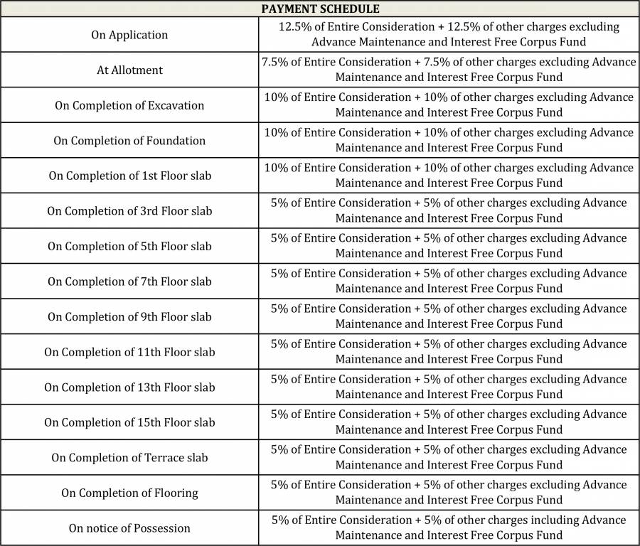 Images for Payment Plan of Godrej Properties Azure Payment Plan