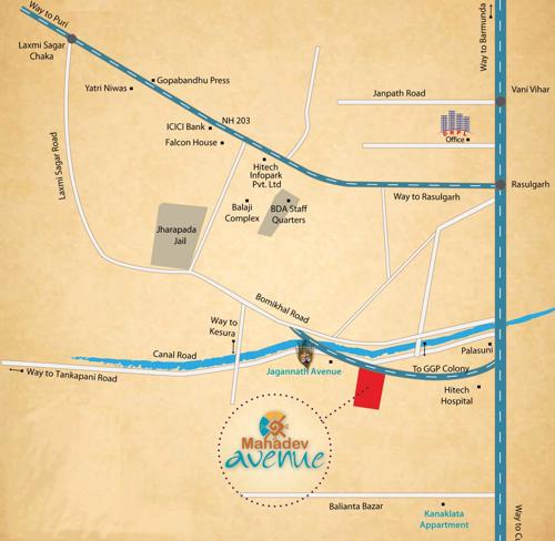 Images for Location Plan of Neelanchal Mahadev Avenue