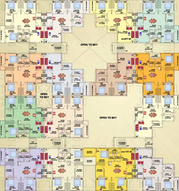  mahalaxmi-niwas Images for Cluster Plan of Neelanchal Mahalaxmi Niwas