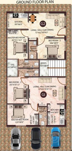  annapoorna-apartments Images for Cluster Plan of Himayam Annapoorna Apartments